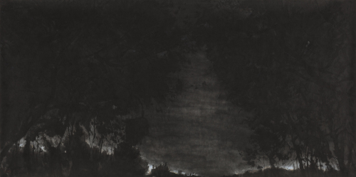 徐加存  黑夜的黑树尺寸125x250cm2014年纸本水墨之6.jpg